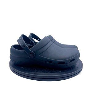 Crocs Black Bistro clogs slip resistant closed toe Mens 6 Women’s 8